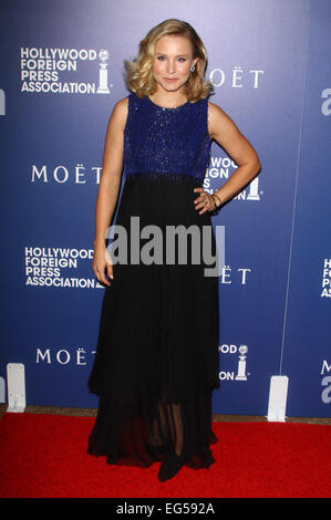 Die Hollywood Foreign Press Association Installation Abendessen Mitwirkende: Kristen Bell wo: Beverly Hills, Kalifornien, Vereinigte Staaten, wann: 14. August 2014 Stockfoto