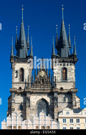 Prag, Altstädter Ring, der Liebfrauenkirche vor tyn Stockfoto