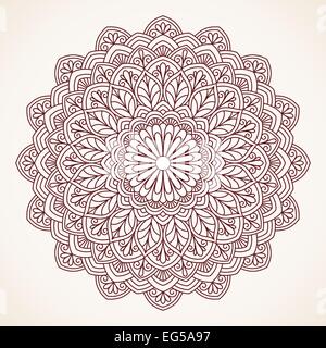 Dekorative Runde Lochmuster. Stockfoto