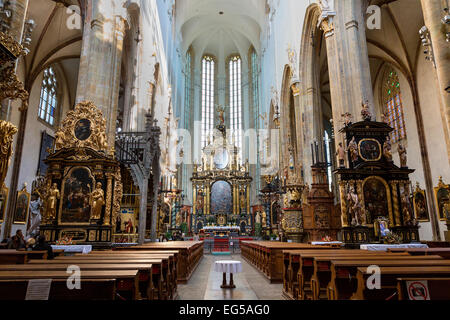 Church of Our Lady vor Tyn, Prag Stockfoto