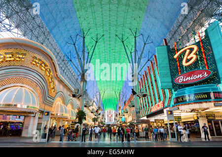 USA, Nevada, Las Vegas, die Innenstadt von alten Las Vegas, Fremont Street Stockfoto