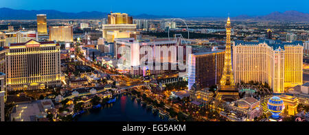 Skyline von Las Vegas Stockfoto