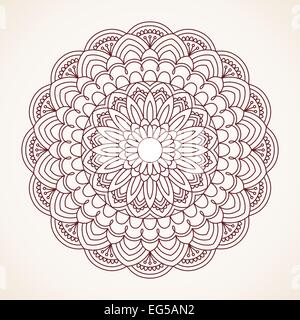 Dekorative Runde Lochmuster. Stockfoto