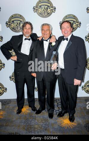 Matthew Leonetti mit Peter Farrelly & Bobby Farrelly American Society of Cinematographers 29.März jährliche Qutstanding Achievement Awards 2015 15/02/2015 Juragebietes Stadt/Picture alliance Stockfoto