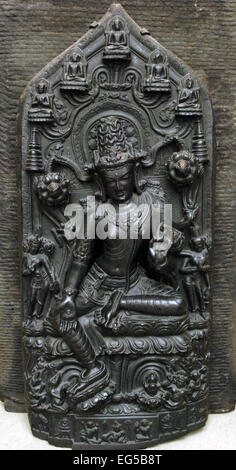 Abbildung des Bodhisattva Avalokiteshvara. 11. Jahrhundert. British Museum. London. England. Vereinigtes Königreich. Stockfoto