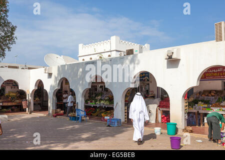 Obst und Gemüse Markt im Emirat Ajman Stockfoto