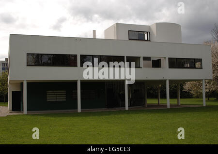 Frankreich. Poissy. Villa Savoye. Entworfen vom Schweizer Architekten Le Corbusier (1887-1965). 1928-1931. International Style. Stockfoto