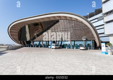 Blick auf das Masdar Institute of Science and Technology, Abu Dhabi Stockfoto