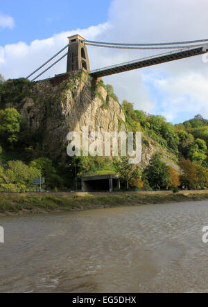 England Bristol Brunels Clifton Suspension Bridge über den Avon-Schlucht auf ein Herbstnachmittag Jeanetta Baker Stockfoto