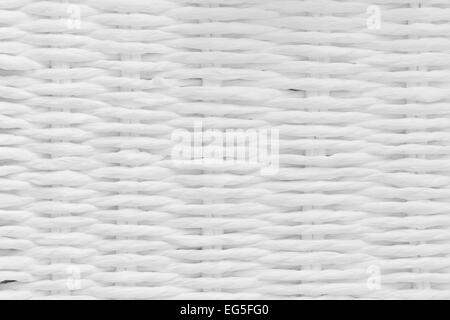 Geflecht, Flechtwerk weißen natürlichen Hintergrund, Muster. Hochauflösendes Foto. Stockfoto