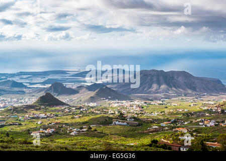 Schöne Landschaft von Teneriffa Stockfoto