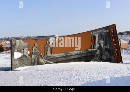 Fawcett Park Consett Stockfoto