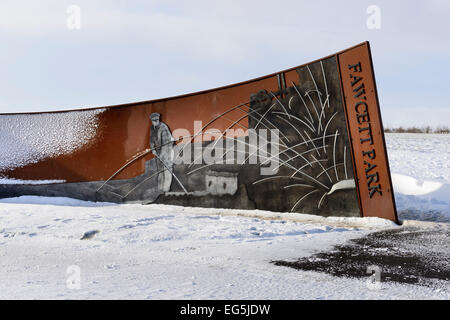 Fawcett Park Consett Stockfoto