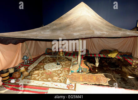 Nomadische Zelt aus der Sahara in Elder Museum, las palmas de gran canaria Stockfoto
