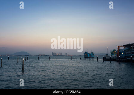 Fährhafen Stockfoto