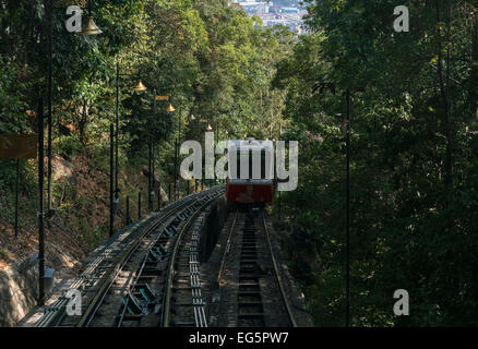 Penang Hill Standseilbahn Stockfoto