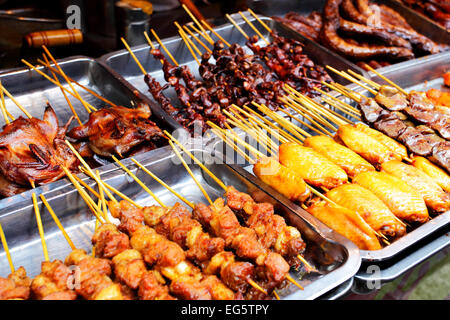 Straße Fast-Food in Shanghai, China Stockfoto