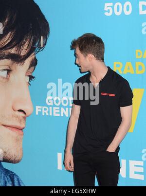 Irische Premiere von "Was wäre wenn" bei Cineworld - Ankünfte mit statt: Daniel Radcliffe wo: Dublin, Irland: 15. August 2014 Stockfoto