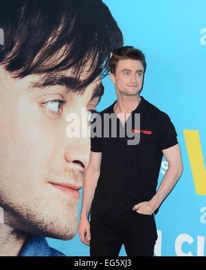 Irische Premiere von "Was wäre wenn" bei Cineworld - Ankünfte mit statt: Daniel Radcliffe wo: Dublin, Irland: 15. August 2014 Stockfoto