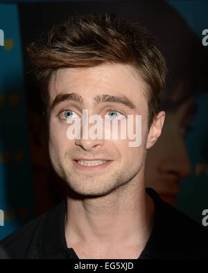 Irische Premiere von "Was wäre wenn" bei Cineworld - Ankünfte mit statt: Daniel Radcliffe wo: Dublin, Irland: 15. August 2014 Stockfoto