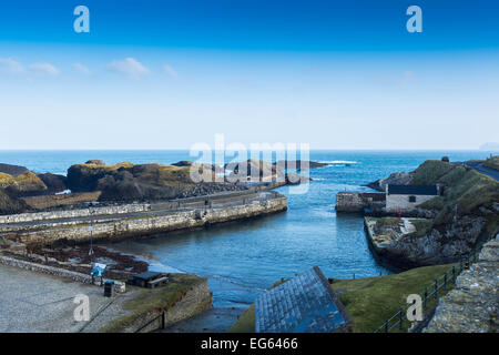 Ballintoy Harbour County Antrim-Nordirland Stockfoto