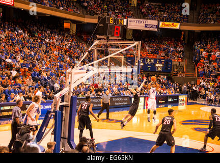 Boise State Basketball-Spiel gegen die San Diego State in Taco Bell Arena. Bose, Idaho Stockfoto