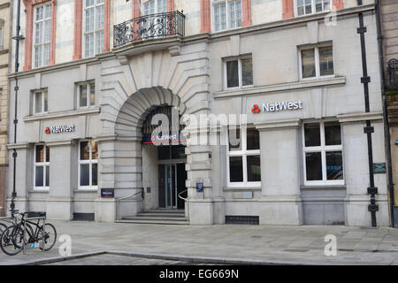 National Westminster Bank auf Castle Street, Liverpool. Stockfoto