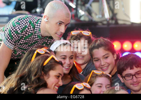 Neon Trees führen live auf NBC "The Today Show" für die Toyota-Sommer-Konzertreihe Featuring: Neon Trees, Tyler Glenn Where: NY, New York, Vereinigte Staaten von Amerika bei: 15. August 2014 Stockfoto