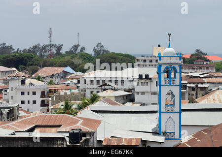 Eine der vielen Moscheen in Stonetown, Zanzibar Stockfoto