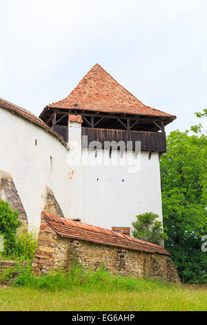 Deutsch-Weißkirch, sächsische Wehrkirche, Siebenbürgen, Rumänien Stockfoto