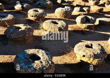 Numancia archäologische Stätte in Garray, Soria, Spanien Stockfoto