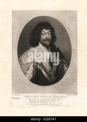 Henry Rich, 1. Graf von Holland, englischer Höfling und Lötzinn, starb 1649. Stockfoto