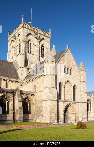 Die Pfarrei Kirche von St. James, eine anglikanische Kirche im Herzen von Grimsby, North East Lincolnshire. Februar 2015. Stockfoto