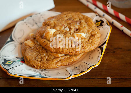 Choc Chip cookies Stockfoto