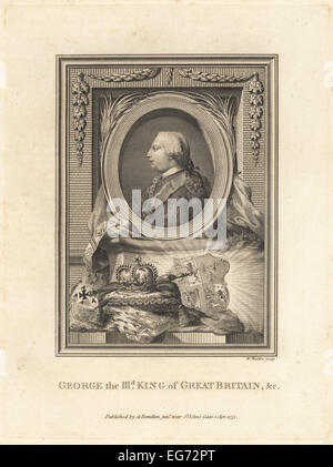 König George III. von Großbritannien. Stockfoto