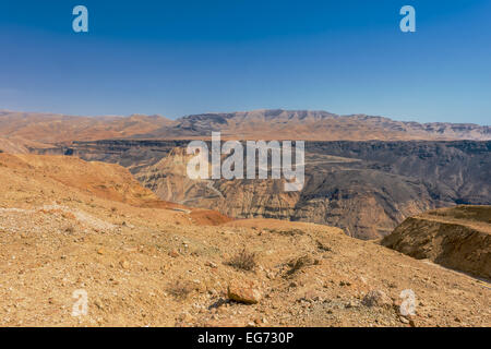 Könige der Wüste Weg Straße Toten Meer in Jordanien Stockfoto