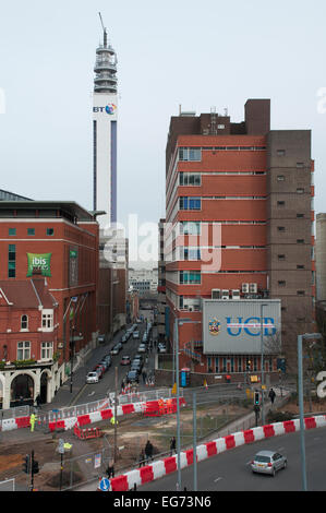 BT Tower, Stadtzentrum von Birmingham Stockfoto