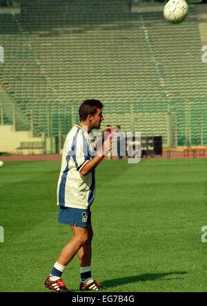 Italien-Kapitän Alesandro del Piero während internationale Trainingseinheit im Stadio Olympico in Rom Stockfoto