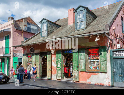 Reverend Zombie Haus Voodoo, St. Peter-Straße, French Quarter, New Orleans, Louisiana, USA Stockfoto