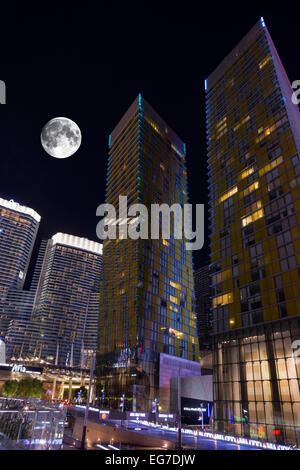 VEER TOWERS KRISTALLE ARIA STADTZENTRUM DER STRIP LAS VEGAS NEVADA, USA Stockfoto