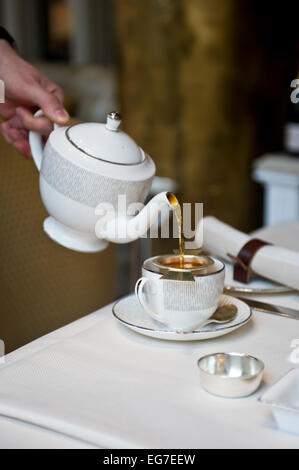 Details aus dem Connaught Hotel in London, eines der besten Hotels in der Stadt Stockfoto