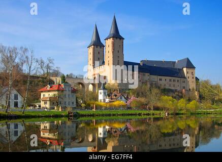 Rochlitz Schloss - Schloss Rochlitz 01 Stockfoto