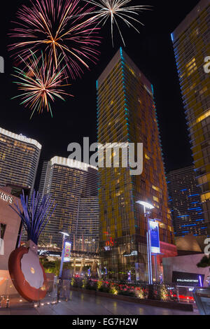 VEER TOWERS KRISTALLE ARIA STADTZENTRUM DER STRIP LAS VEGAS NEVADA, USA Stockfoto