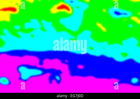 Zusammenfassung Hintergrund von unregelmäßigen Formen, Thermografie-Effekt gemacht. Stockfoto