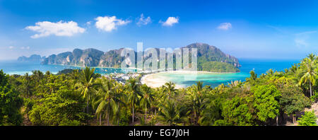 Tropische Insel: Phi Phi Don, Thailand. Stockfoto