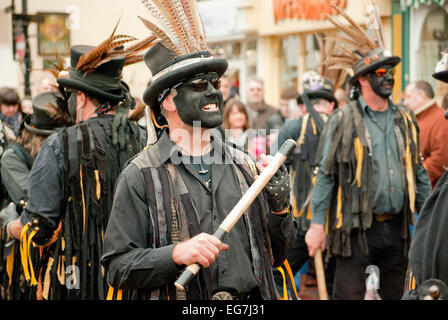 Medway die jährliche fegt Festival erschafft, die Freude und das Lachen von der Rauchfangkehrer bei ihren traditionellen Urlaub genossen: o Stockfoto