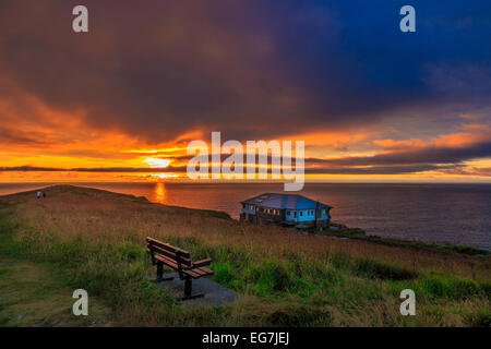 Pentire Halbinsel, Crantock, North Cornwall, England, UK Stockfoto