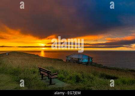 Pentire Halbinsel, Crantock, North Cornwall, England, UK Stockfoto