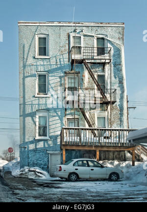 Wohnung im winter Stockfoto