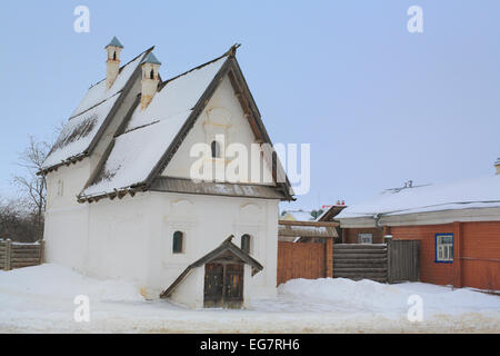 Altes Haus (17. Jahrhundert), Susdal, Vladimir Region, Russland Stockfoto